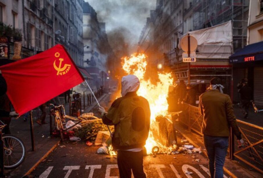 Paris sob protestos violentos há 2 dias 65 PARIS SOB PROTESTOS
