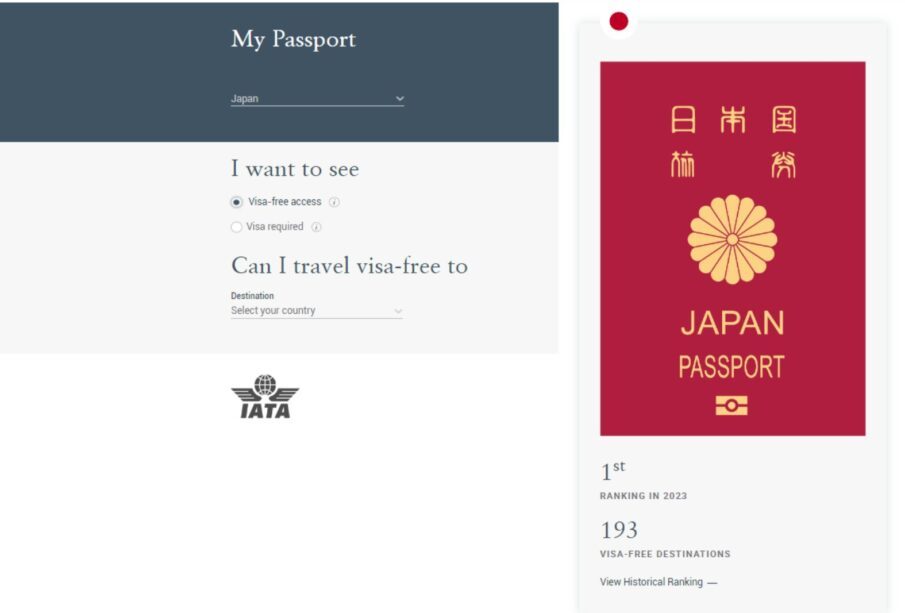 Japão lidera lista dos passaportes mais poderosos 65 JAPÃO