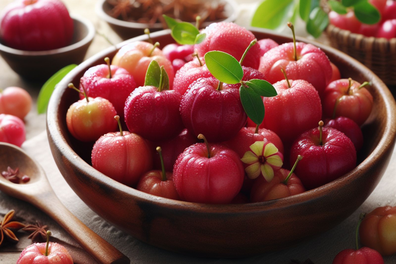 Benefícios da acerola rica vitamina C Benefícios da acerola rica vitamina C