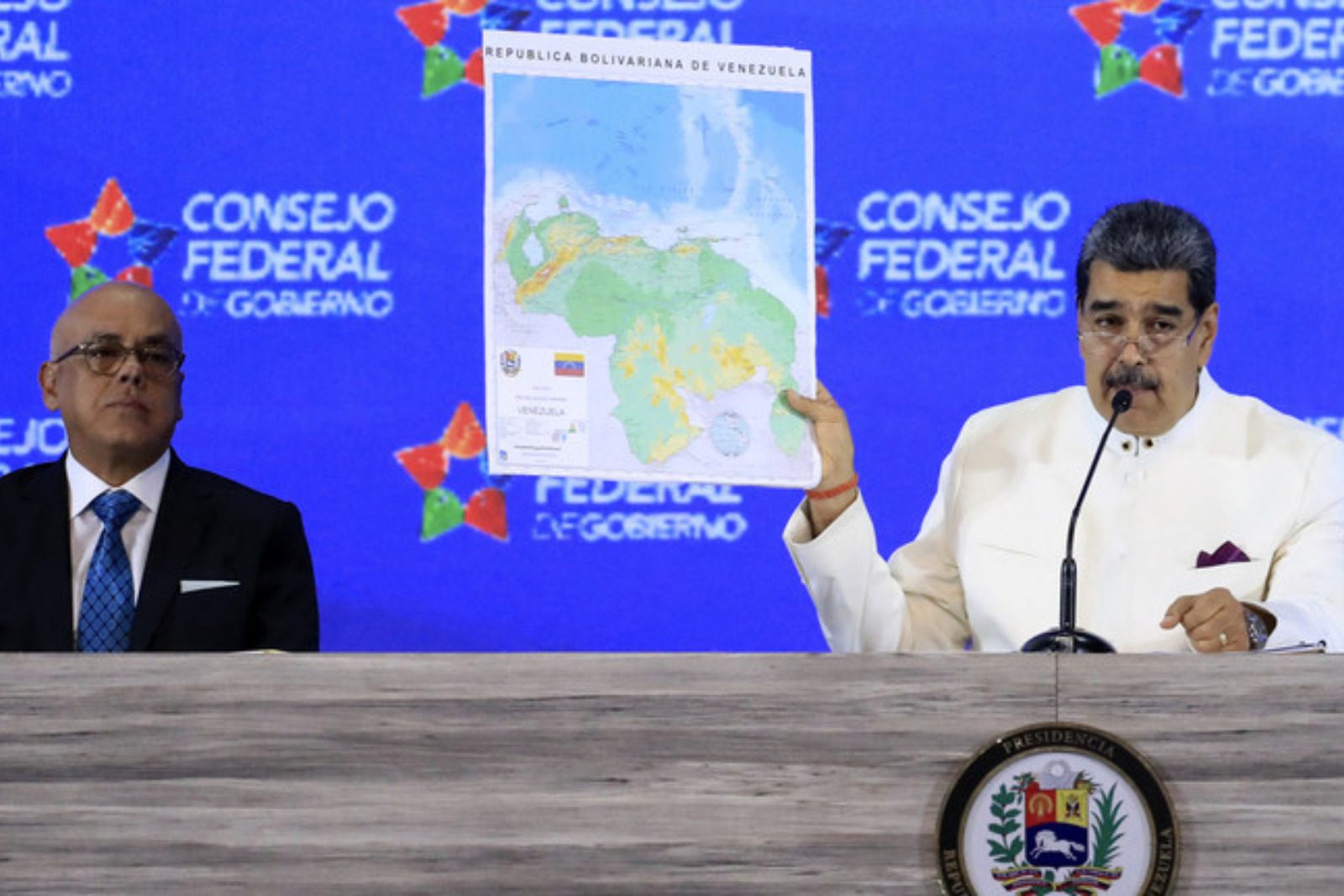 Venezuela adiciona Guiana ao seu mapa Venezuela adiciona Guiana ao seu mapa
