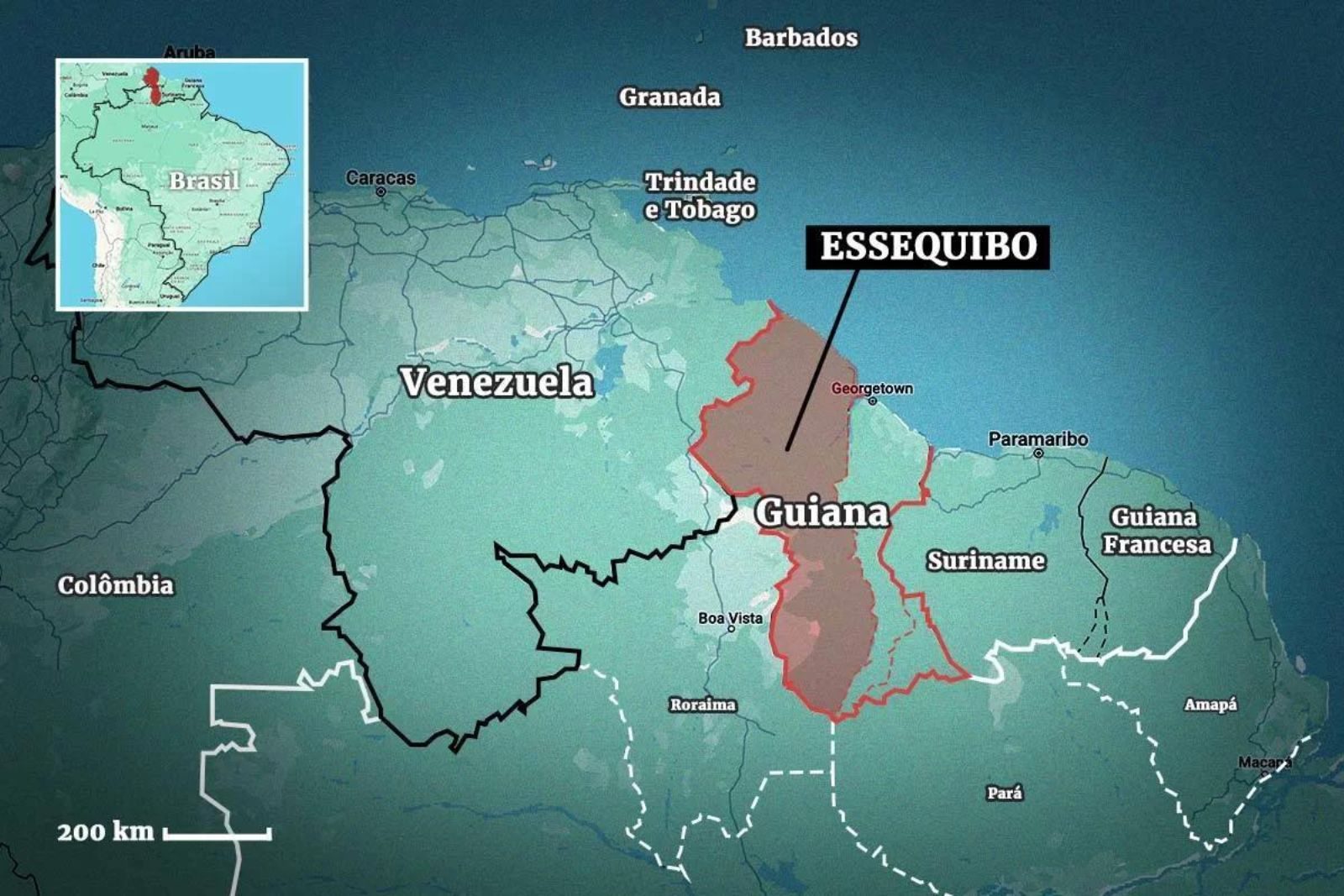 Disputa territorial Guiana Venezuela