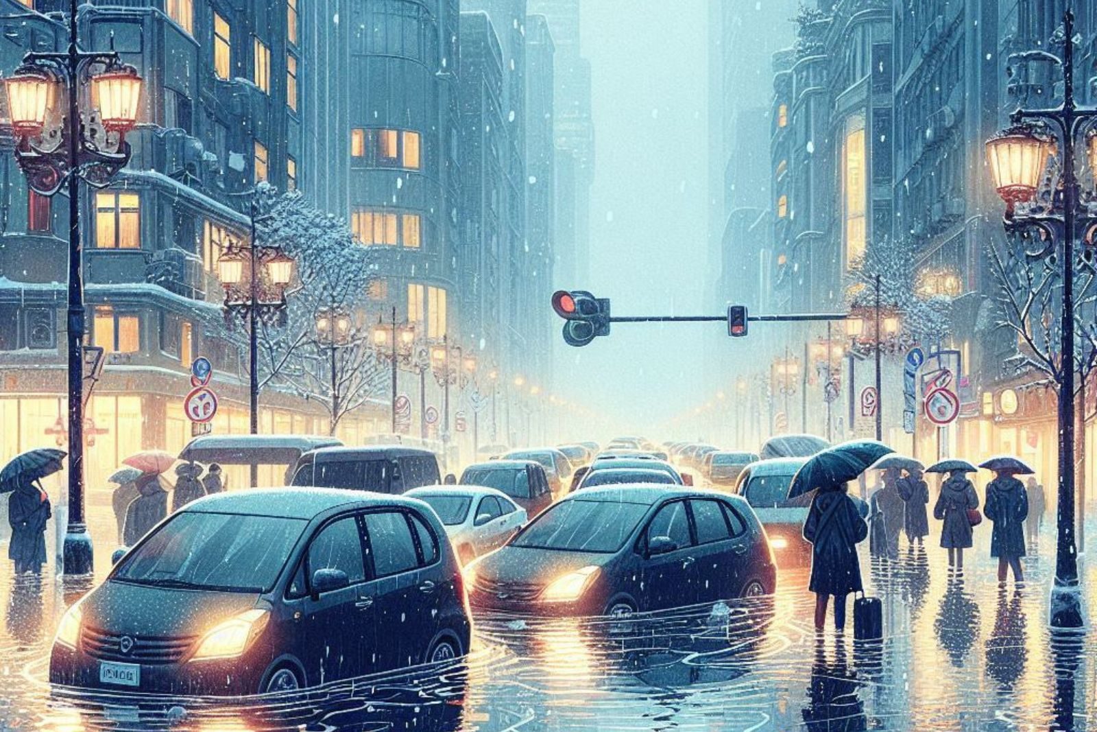 Alerta de fortes chuvas e muito frio no Rio Grande do Sul, com risco de mais cheias.