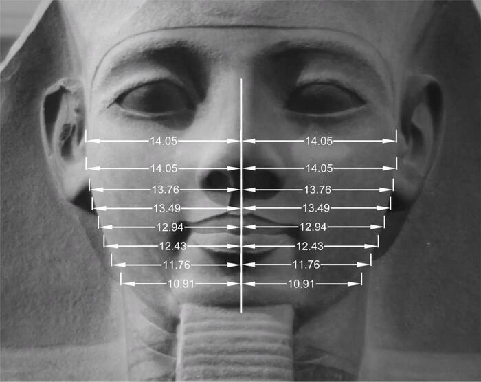 Estátua egípcia construída há 3 mil anos tem simetria perfeita 66 ramses2