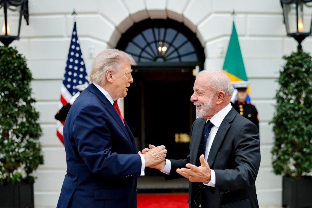 Encontro Lula e Trump