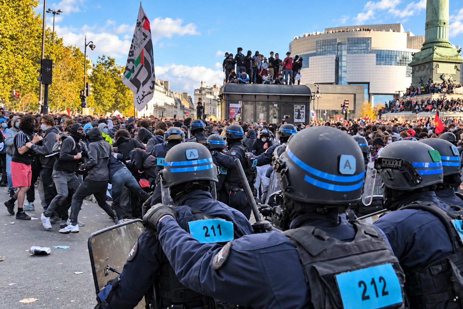 PROTESTOS NA FRANÇA